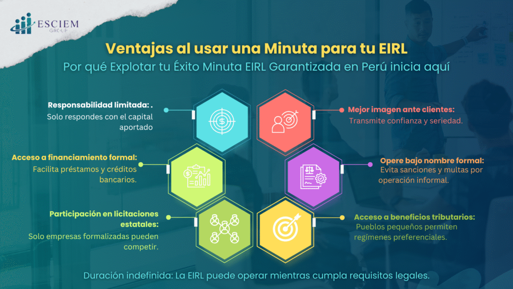 Explotar tu Éxito Minuta EIRL Garantizada en Perú